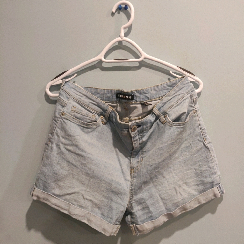 Light Wash jean shorts